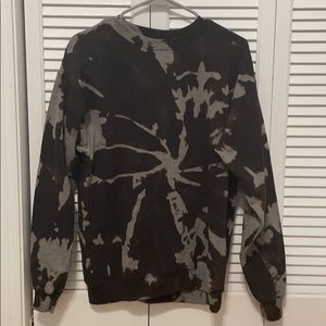 Bleach dye sweatshirt